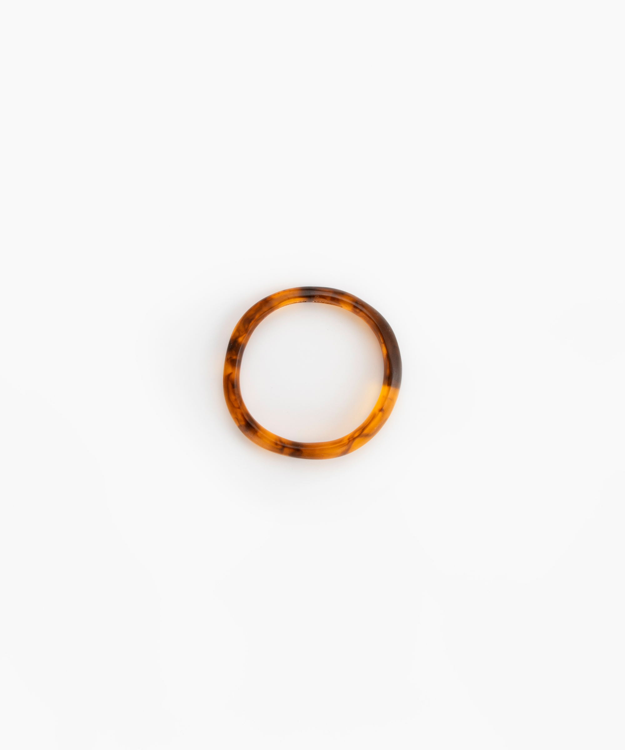 Wishbone Bangle Wide Cappuccino - Dinosaur Design